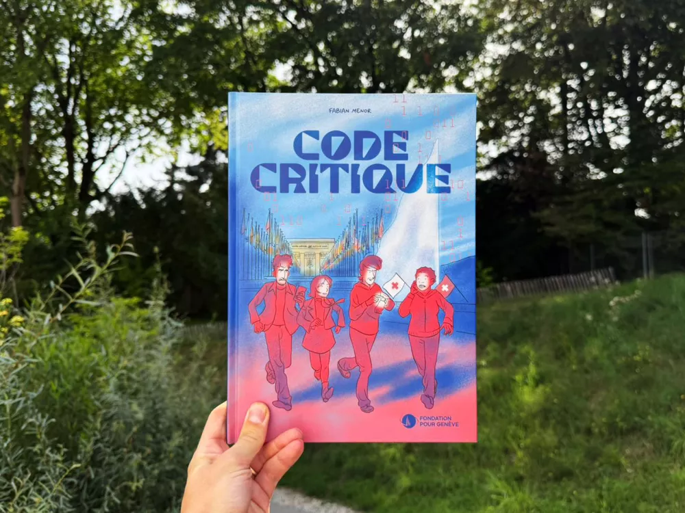 Une bande dessinée pour parler de l'IA et de la coopération internationale aux jeunes.