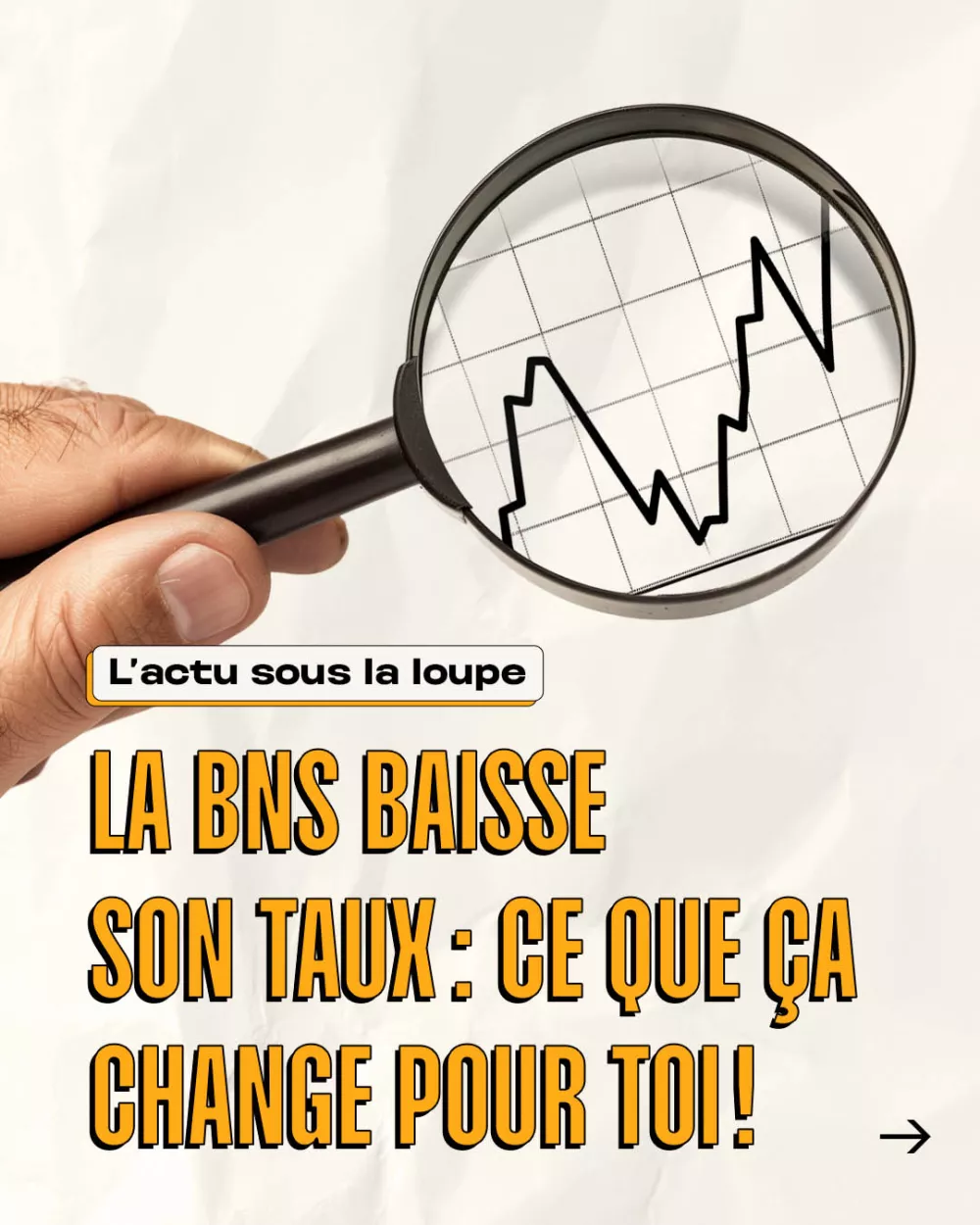 La BNS baisse son taux: ce que ça change pour toi?