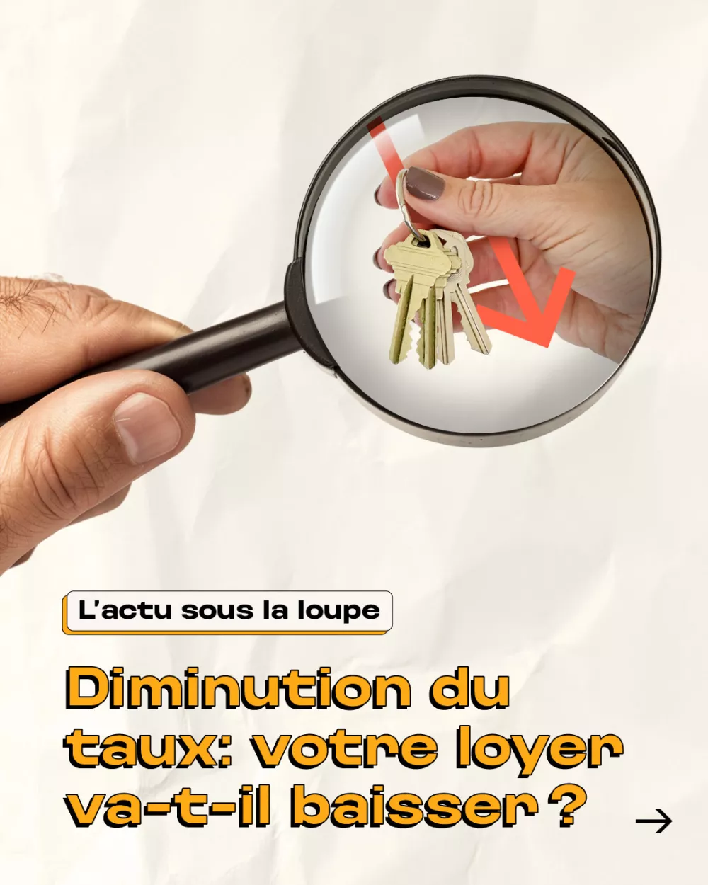 Diminution du taux: votre loyer va-t-il baisser?