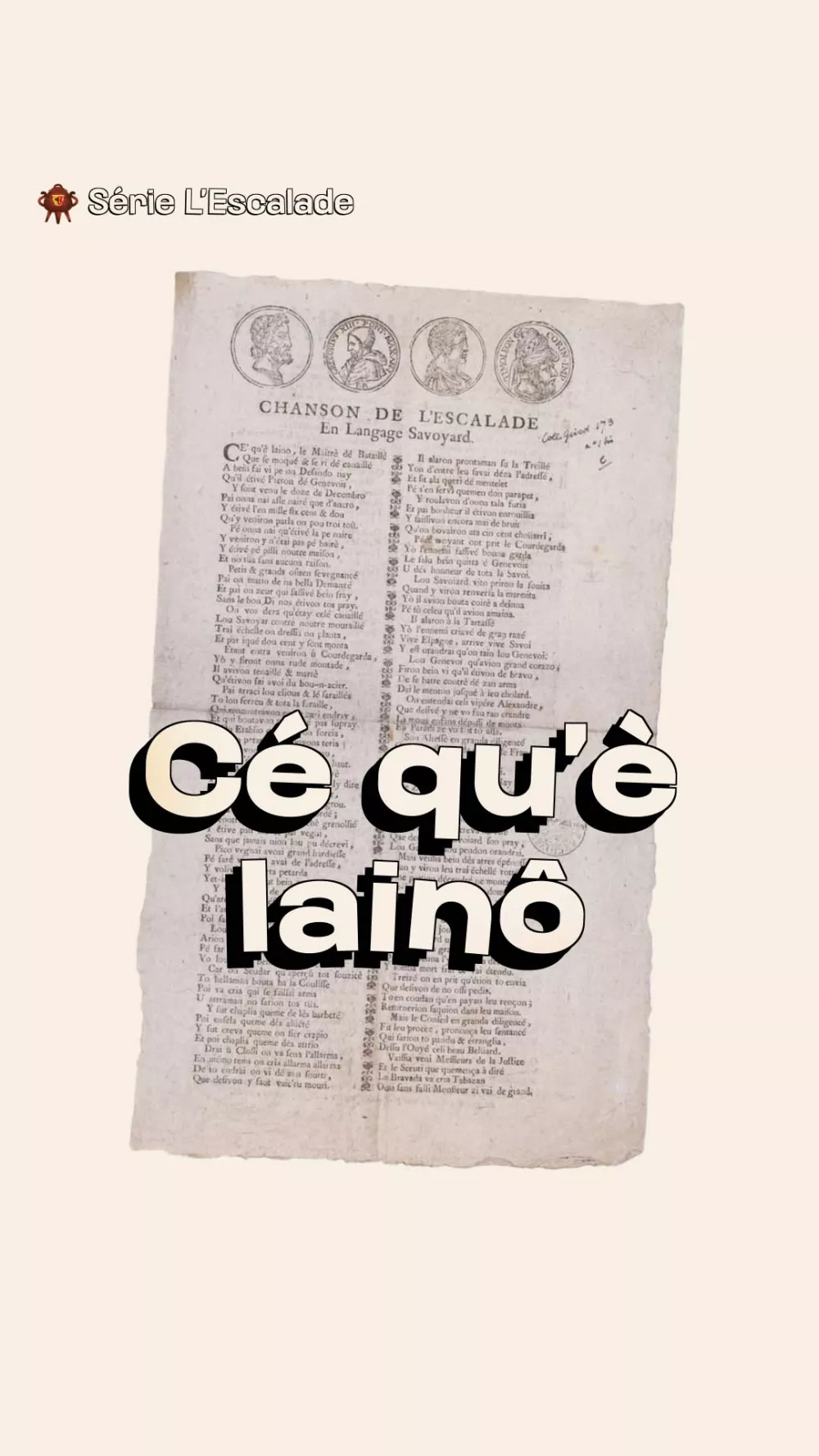 Cé qu'è lainô - ce que laino